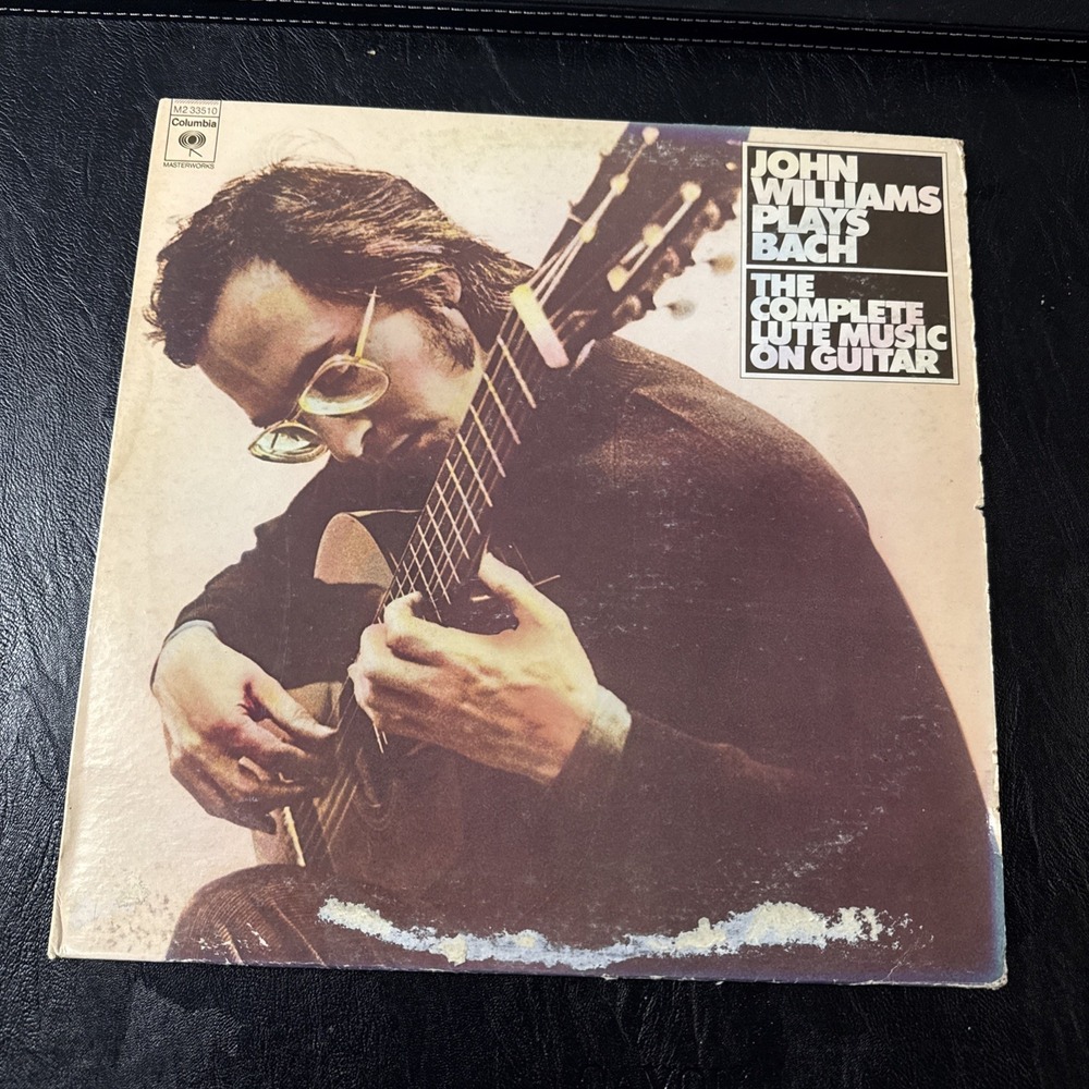 John Williams, Double LP, Plays Bach - The Complete Lute Music On Guitar